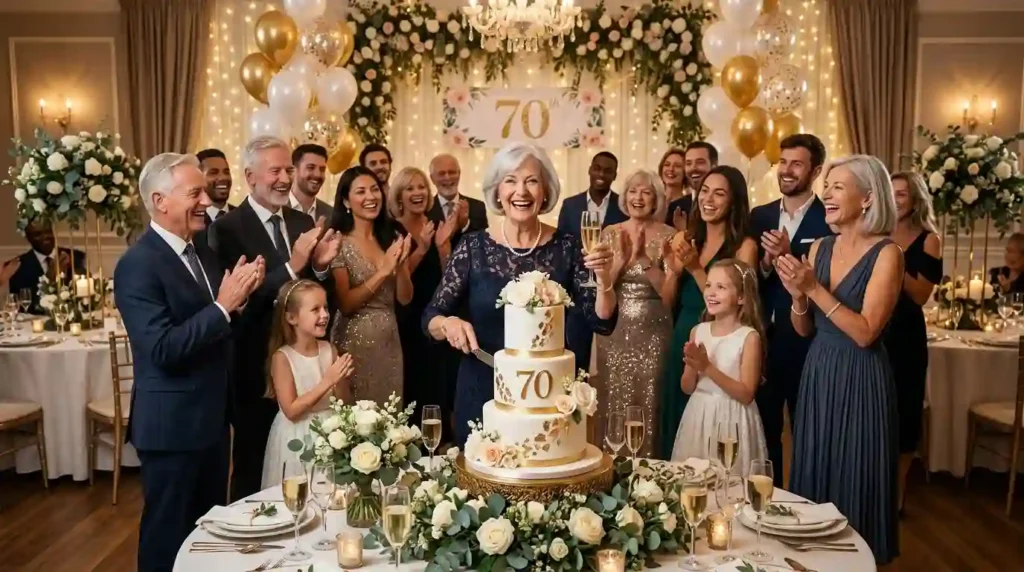 Celebration Birthday Wishes for 70th Birthday