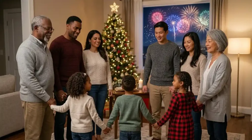 Family Christian New Year Wishes