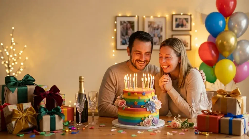Birthday Celebration Wishes for Husband