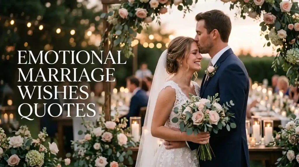 Emotional Marriage Wishes Quotes