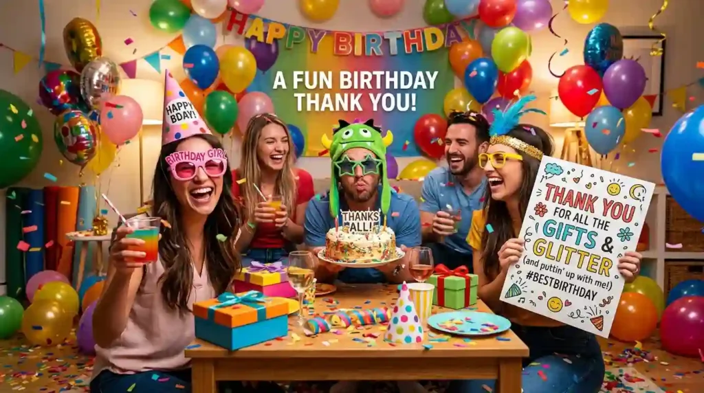 Funny Thank You Images for Birthday Wishes
