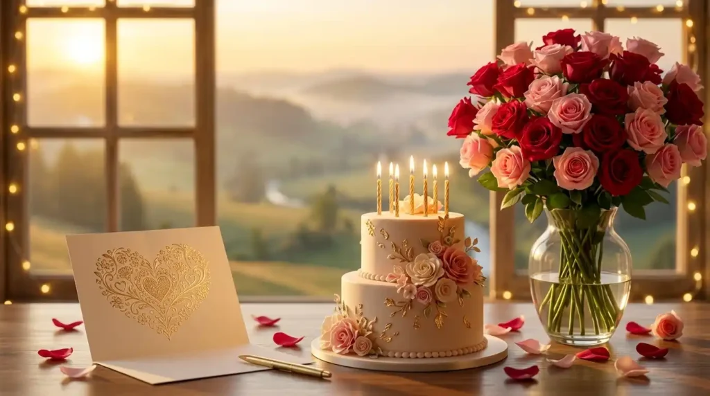 Heartfelt Birthday Rose Wishes
