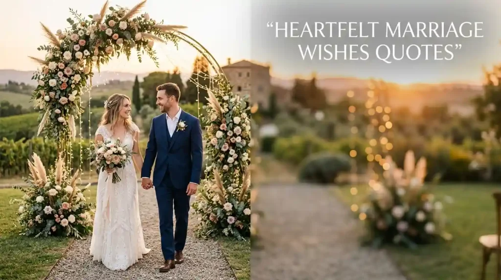 Heartfelt Marriage Wishes Quotes