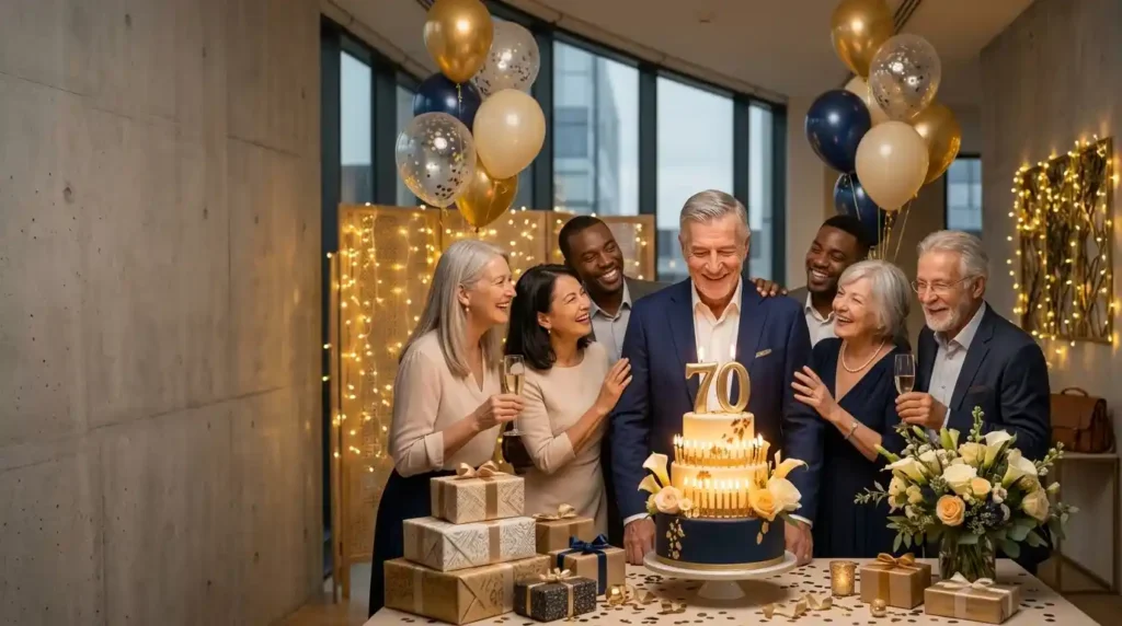 Heartfelt Short Funny 70th Birthday Wishes