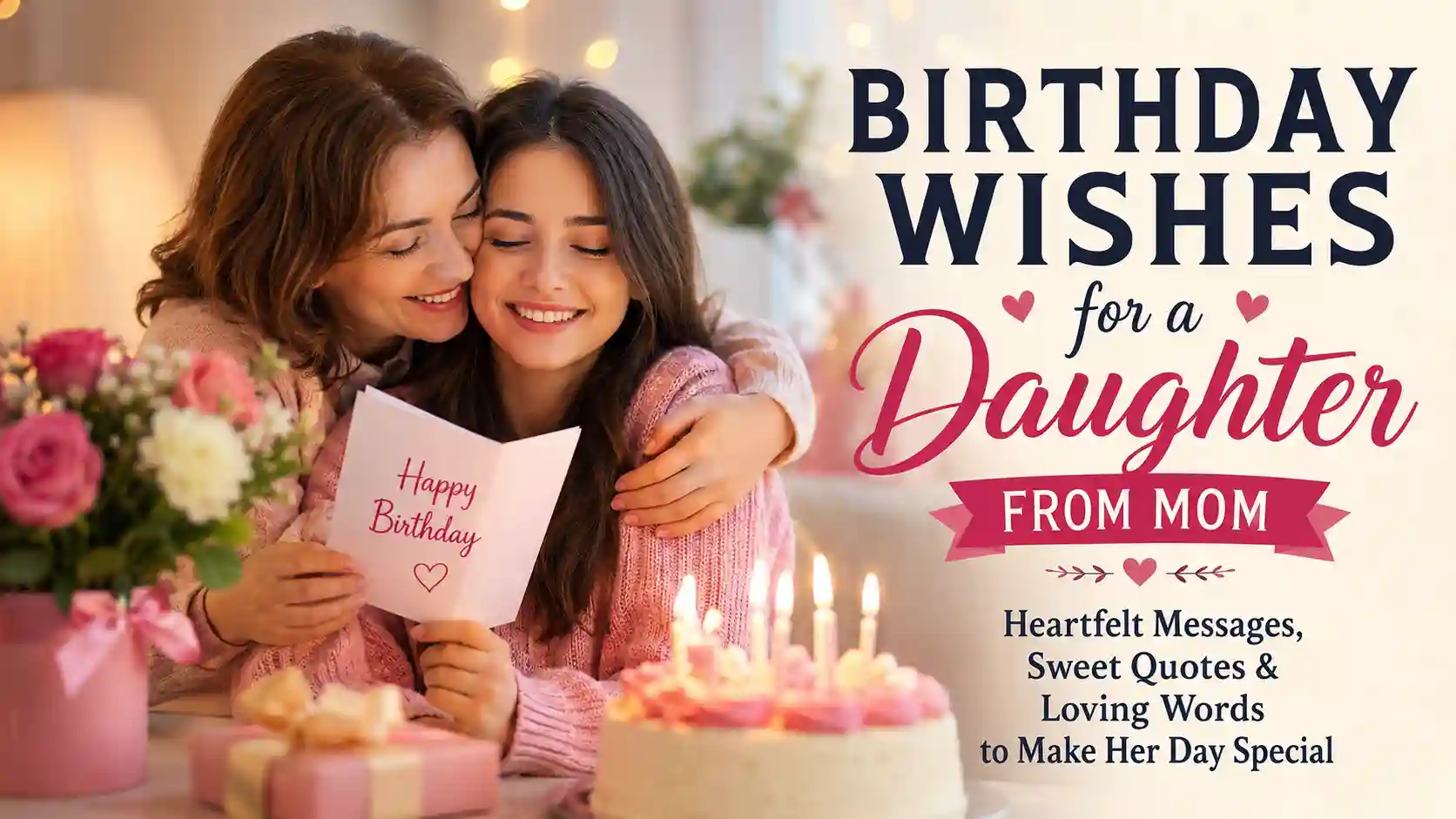 Birthday Wishes for a Daughter from Mom