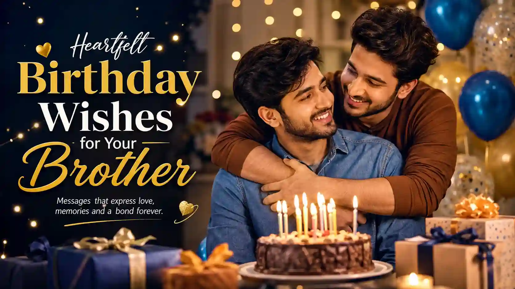 Birthday Wishes for your Brother