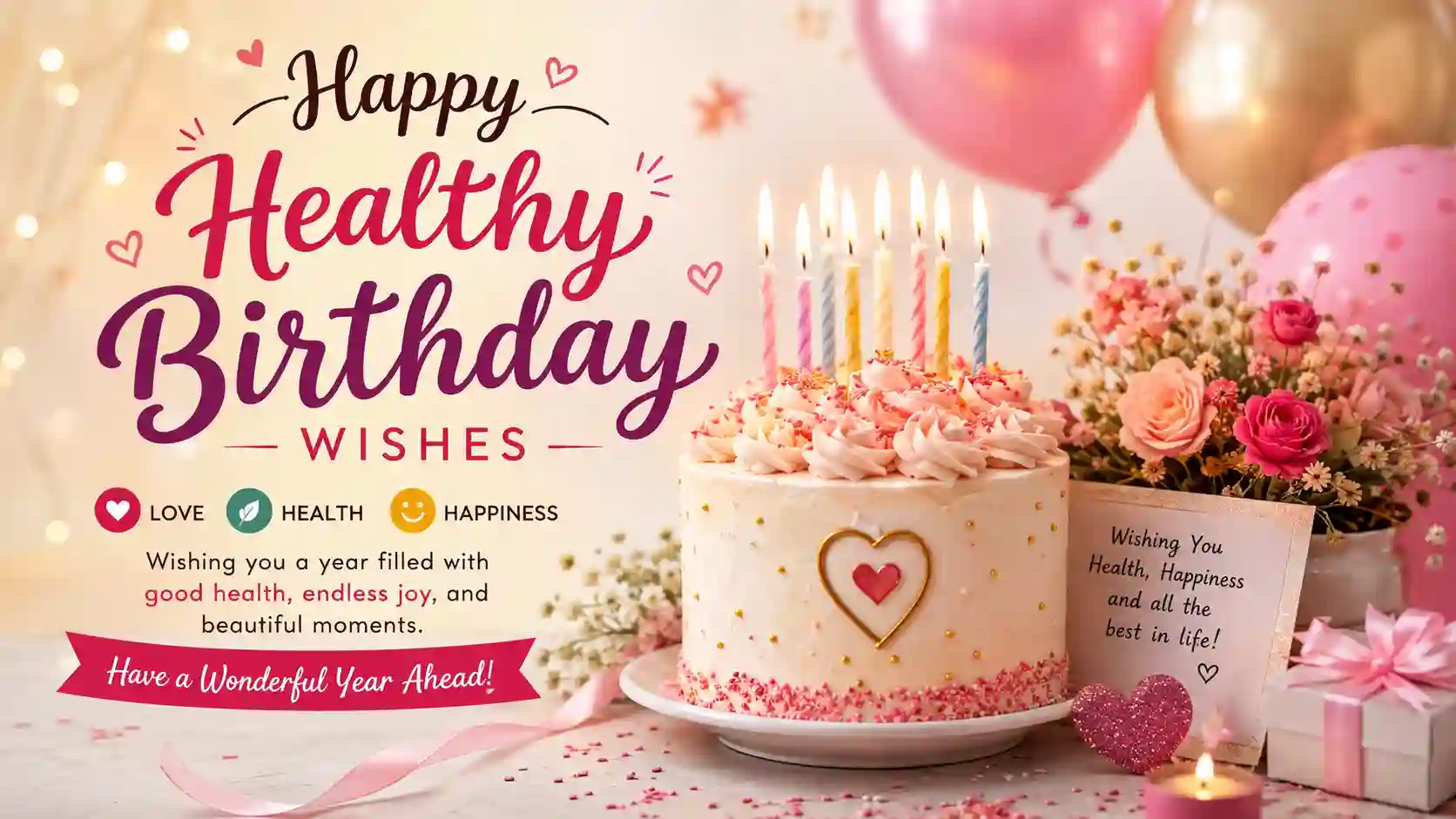 Happy Healthy Birthday Wishes