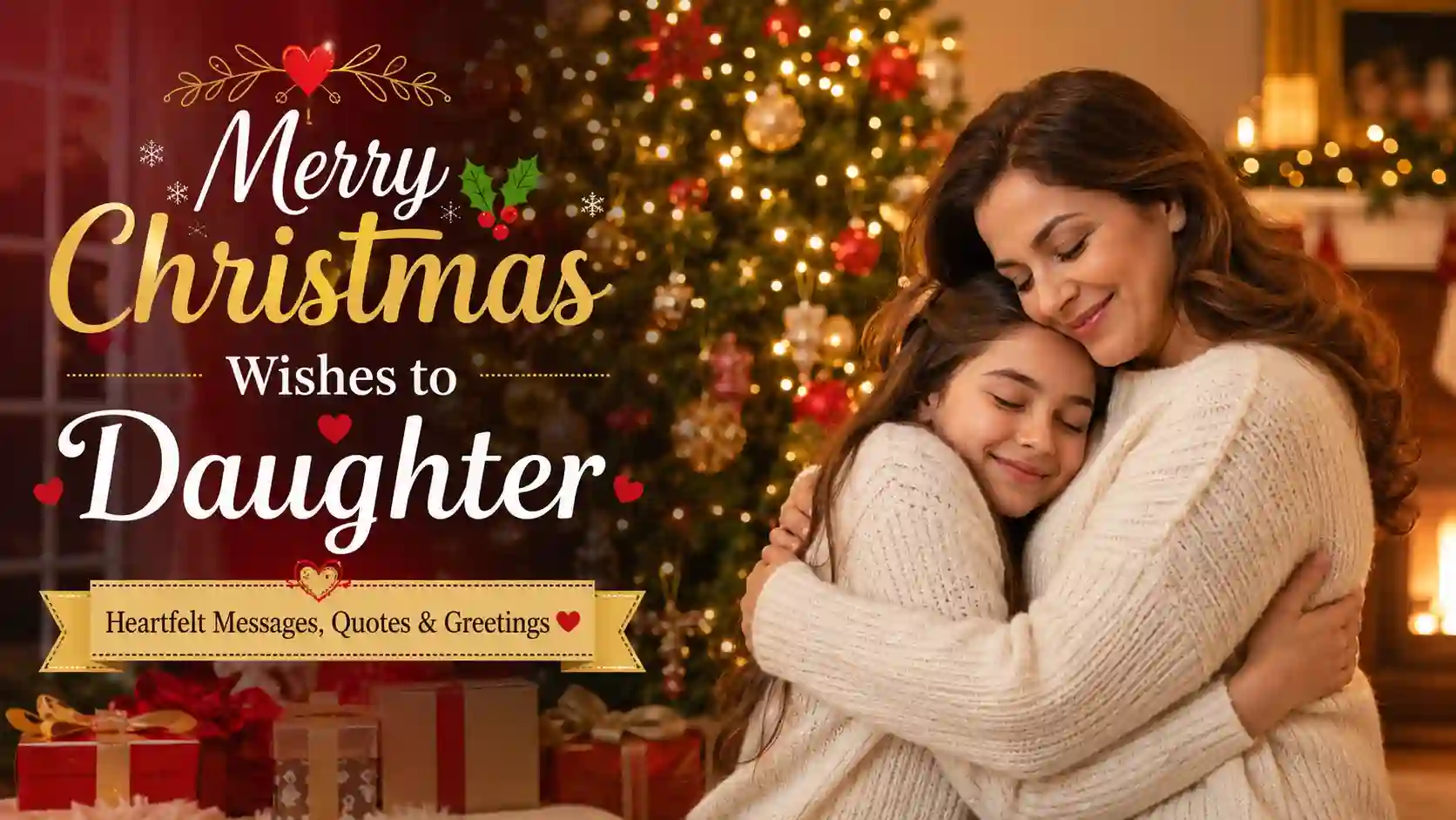 Merry Christmas Wishes to Daughter