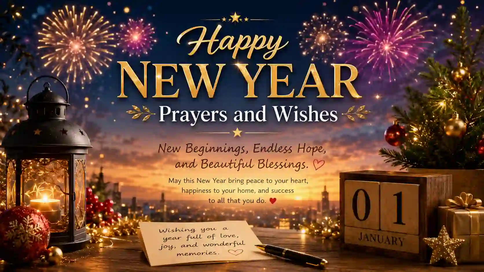 Happy New Year Prayers and Wishes