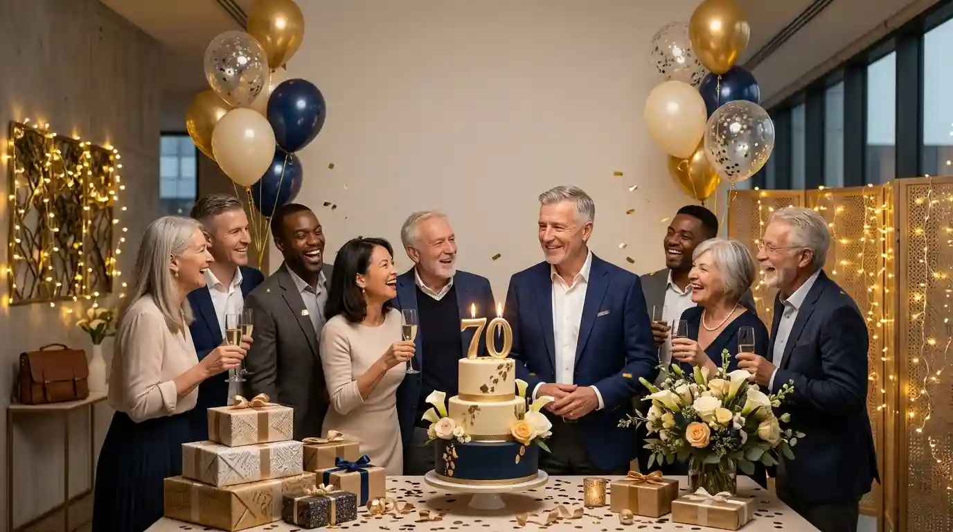 Short Funny 70th Birthday Wishes
