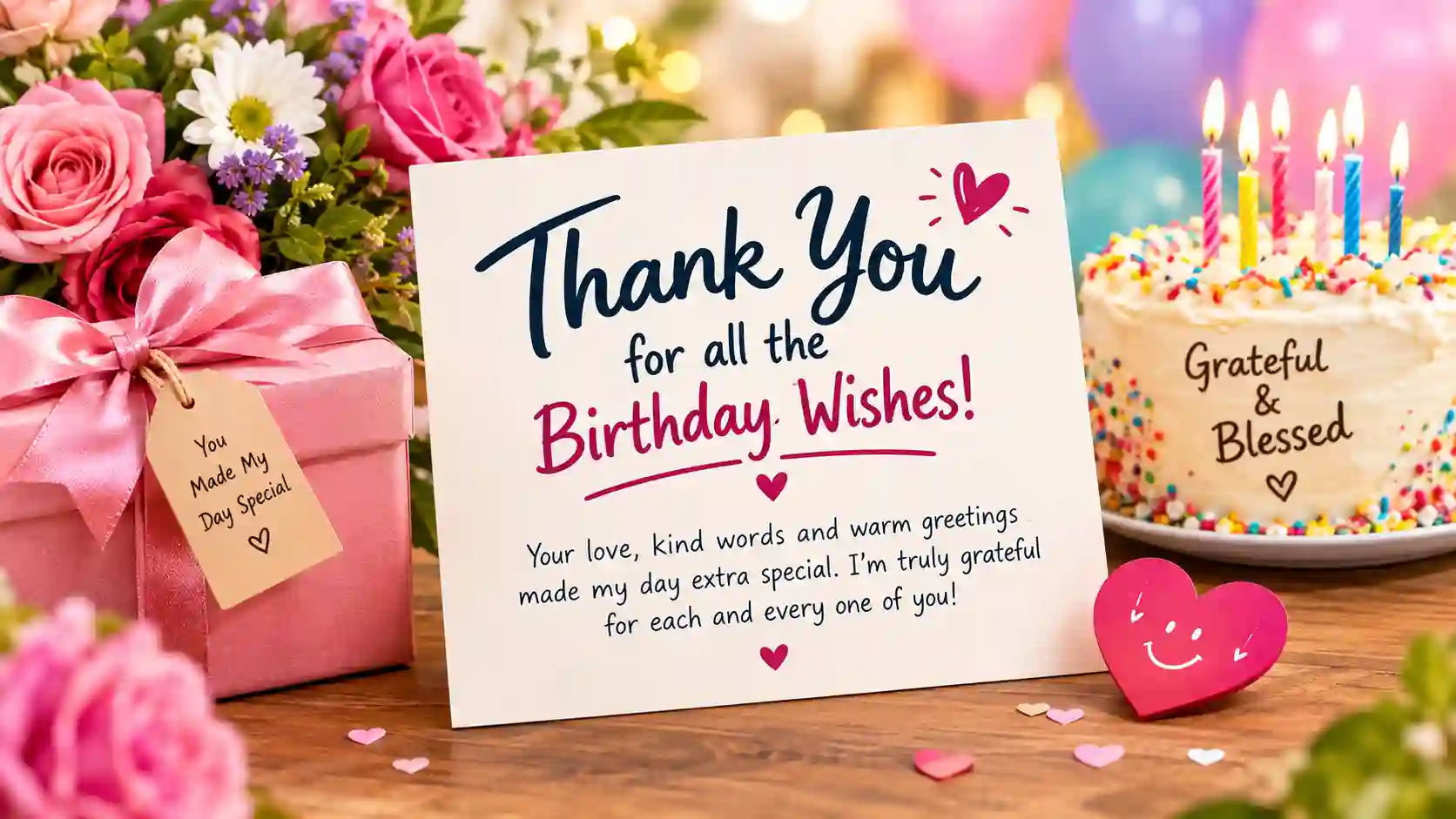 Thank you Images for Birthday Wishes